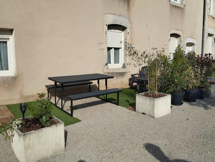 Maison De Village Appartement Rdc Avec Terrasse Gy Екстер'єр фото